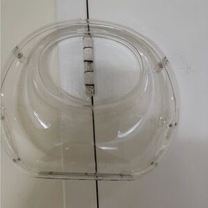 Clear Acrylic Moon shaped Handbag